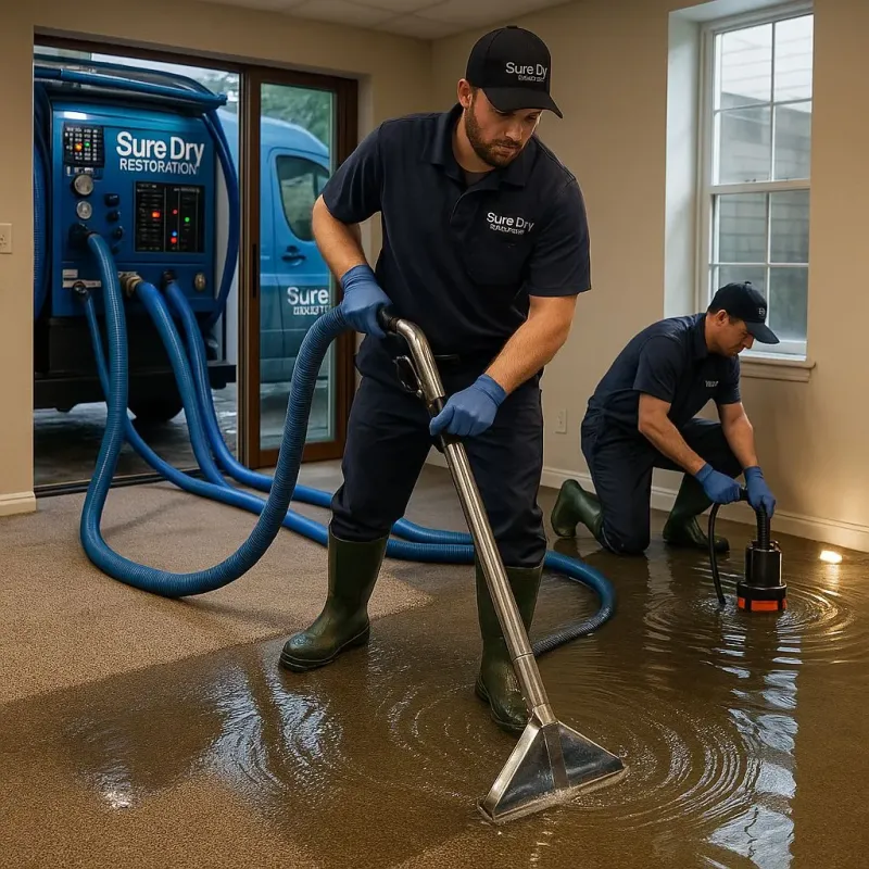 Water Extraction and Removal process in Woodbury Heights, NJ